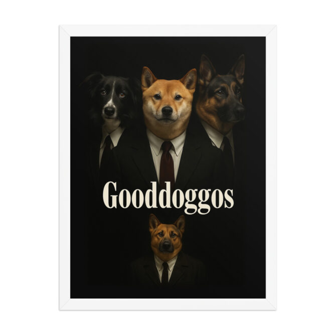 Gooddoggos Custom Pet Movie Poster – Goodfellas-Inspired Framed Art - Image 8