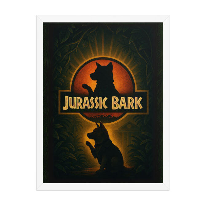 Jurassic Bark – Custom Pet Portrait Poster in Classic Movie Style - Image 8