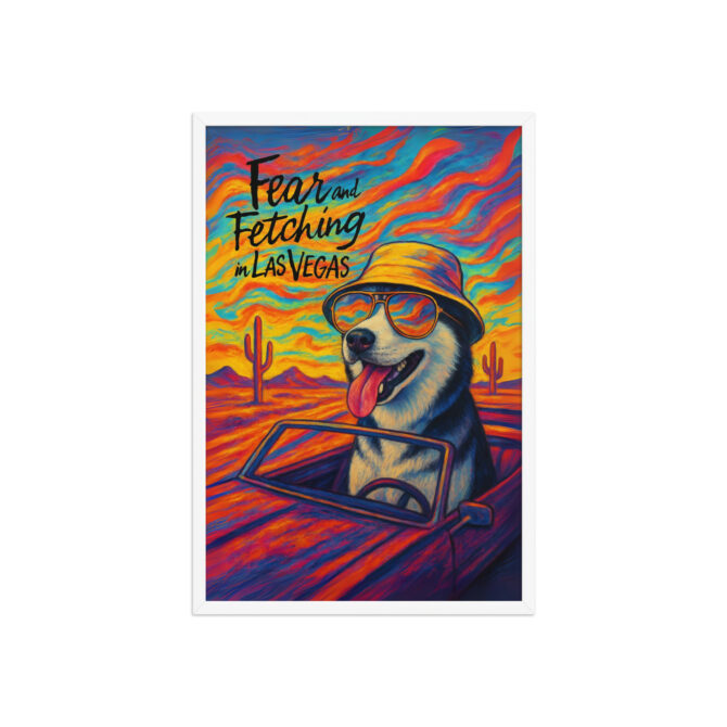 Fear and Fetching in Las Vegas – Custom Pet Movie Poster Print - Image 9