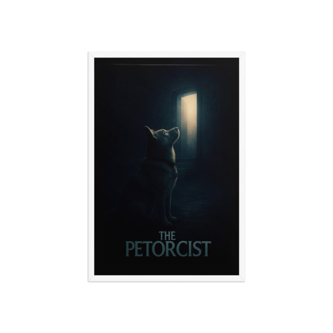 The Petorcist – Custom Pet Movie Poster (Framed Artwork) - Image 9
