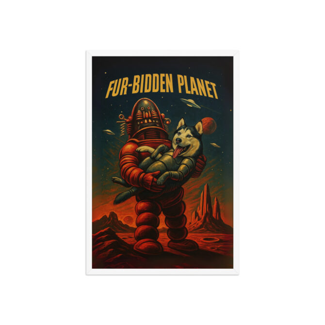 Custom Pet Movie Poster – Fur-bidden Planet (Forbidden Planet Style) - Image 9