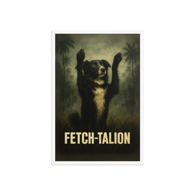 Fetch-talion Custom Pet Movie Poster – Platoon-Inspired Wall Art - Image 9