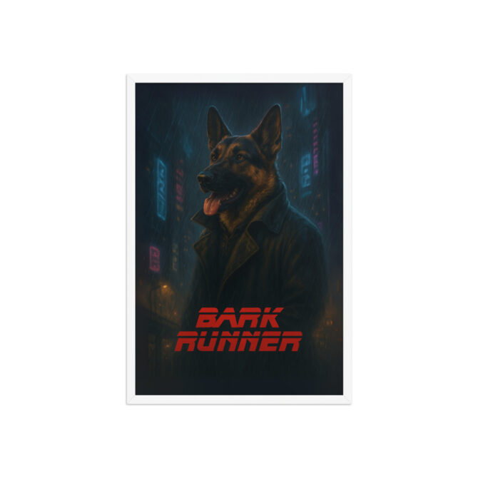 Custom Blade Runner Pet Poster – Bark Runner Framed Wall Art - Image 9
