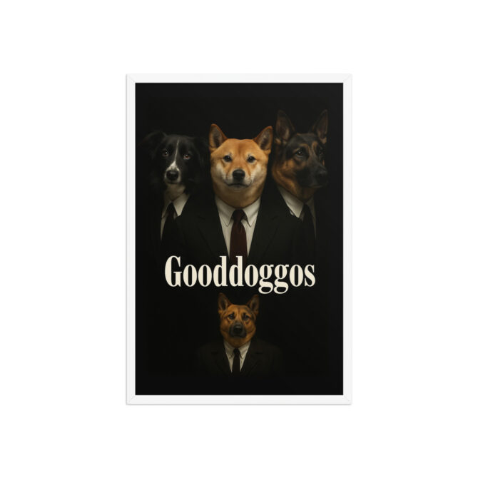 Gooddoggos Custom Pet Movie Poster – Goodfellas-Inspired Framed Art - Image 9