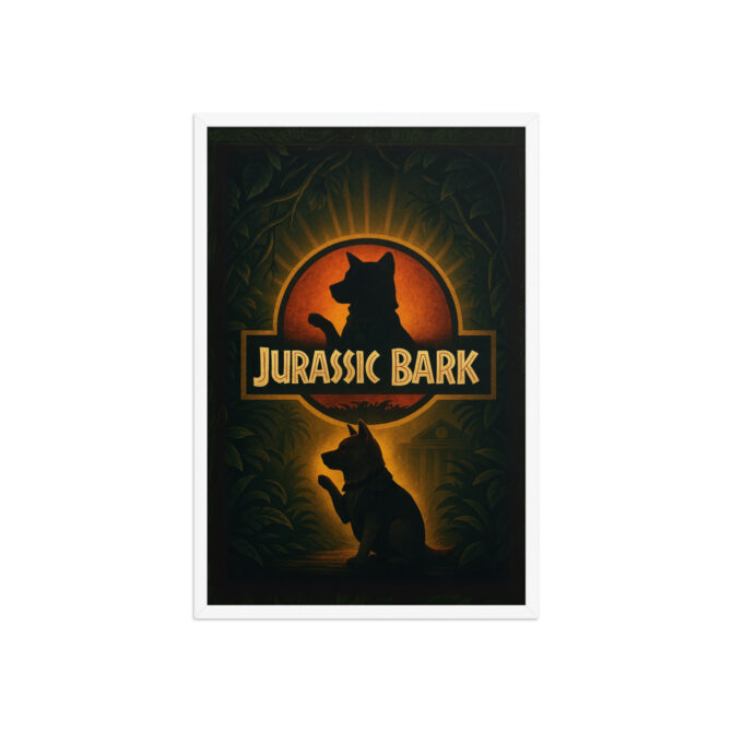 Jurassic Bark – Custom Pet Portrait Poster in Classic Movie Style - Image 9