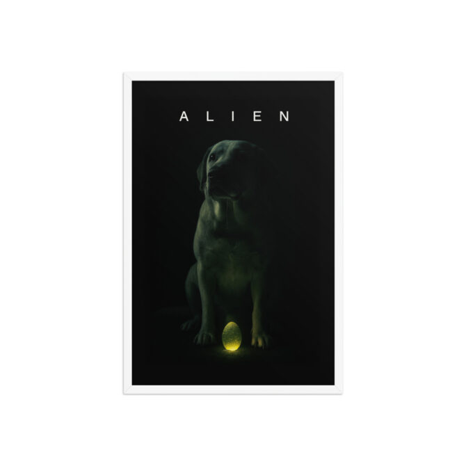 Custom Pet Alien Movie Poster – “Alien” Style Framed Artwork - Image 9