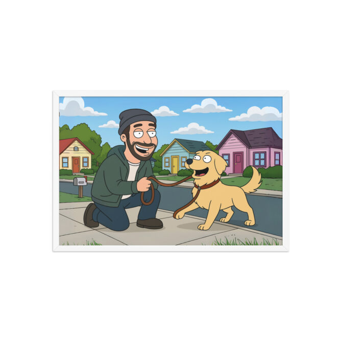 FAMILY GUY Custom Pet & Owner Poster – Griffin Street Scene - Image 9