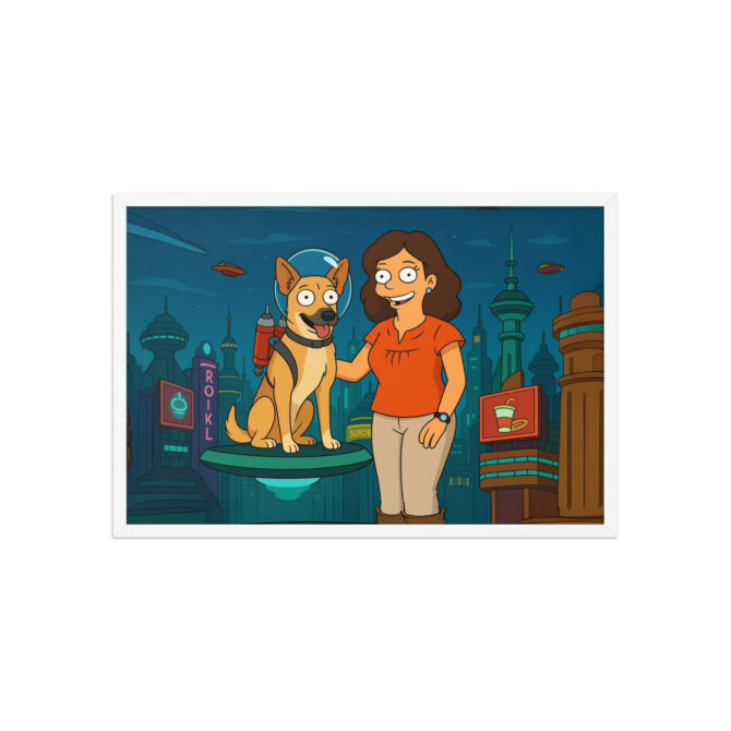 FUTURAMA – Custom Cartoon Pet & Owner Poster - Image 9