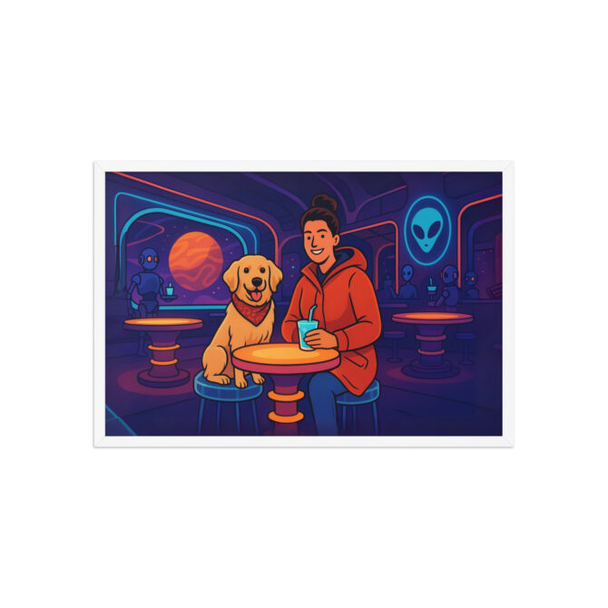 FUTURAMA – Intergalactic Lounge Custom Pet Poster - Image 9