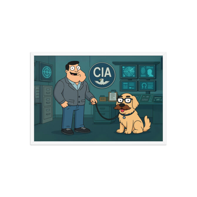 AMERICAN DAD Custom Pet Poster – CIA Office Cartoon Style - Image 9