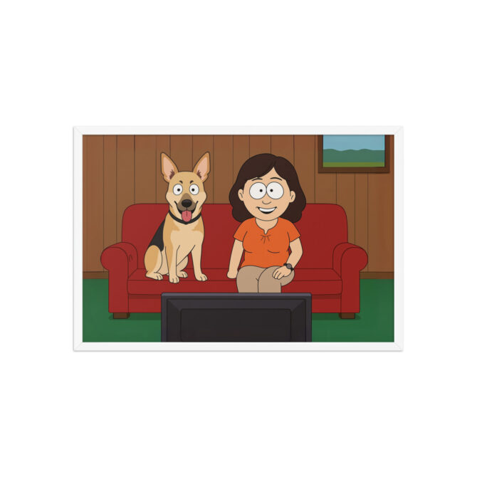 Custom South Park Living Room Pet & Owner Cartoon Poster - Image 9
