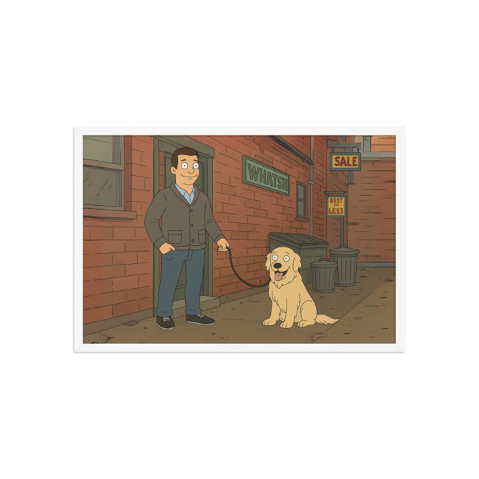 BOB'S BURGERS Custom Pet & Owner Poster – Alley Scene - Image 9