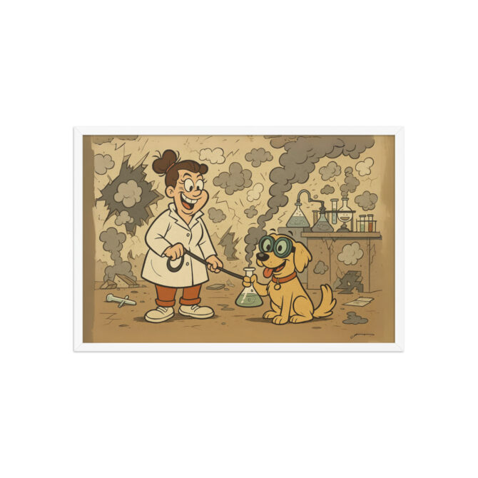 LOONEY TUNES – Explosive Lab Gag Scene Custom Pet Poster - Image 9