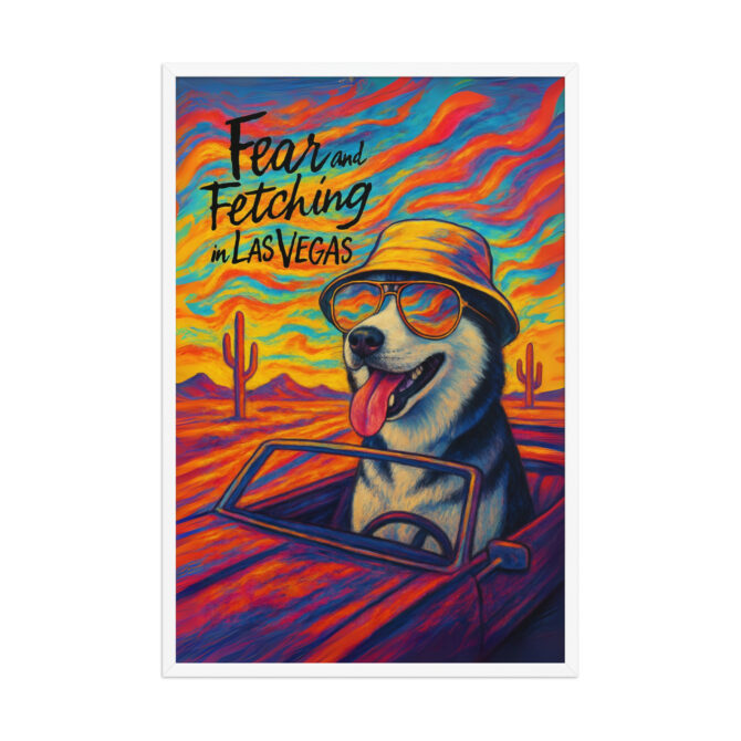 Fear and Fetching in Las Vegas – Custom Pet Movie Poster Print - Image 10