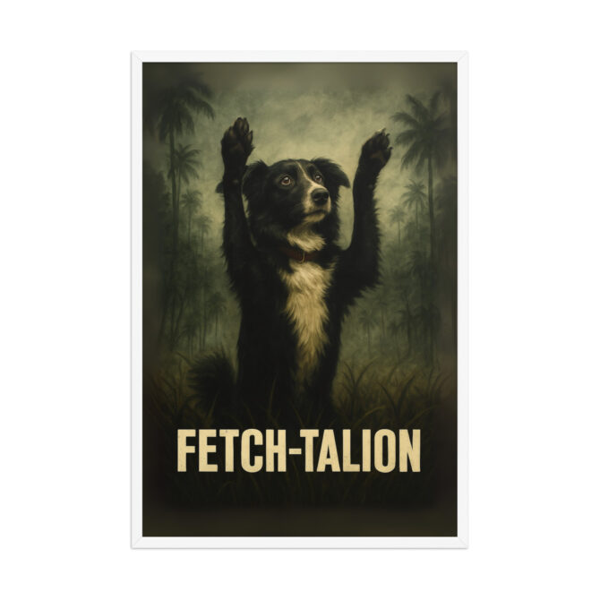 Fetch-talion Custom Pet Movie Poster – Platoon-Inspired Wall Art - Image 10
