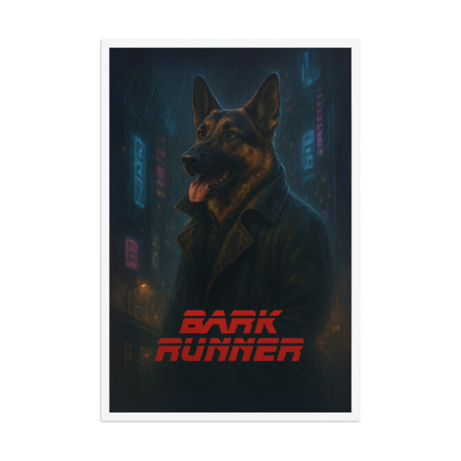 Custom Blade Runner Pet Poster – Bark Runner Framed Wall Art - Image 10