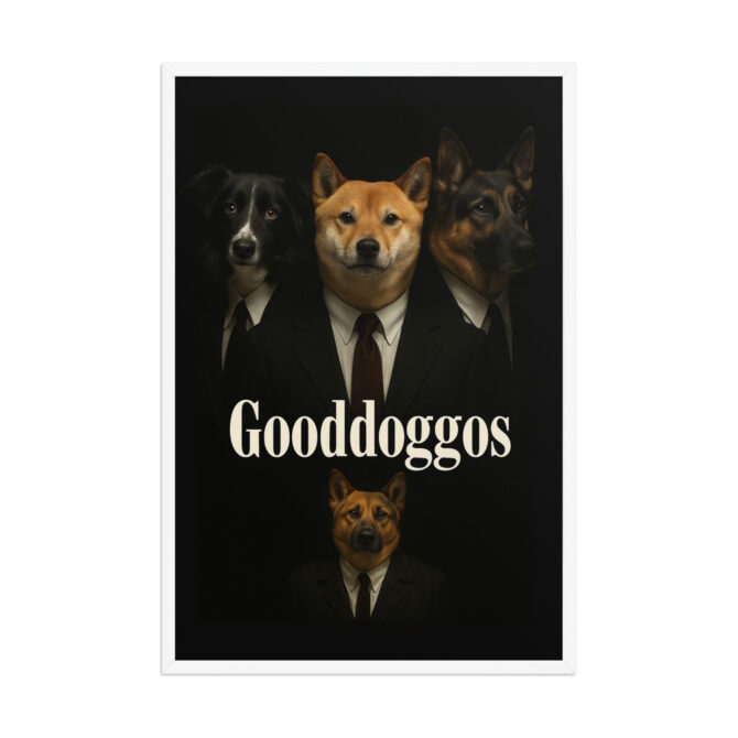 Gooddoggos Custom Pet Movie Poster – Goodfellas-Inspired Framed Art - Image 10