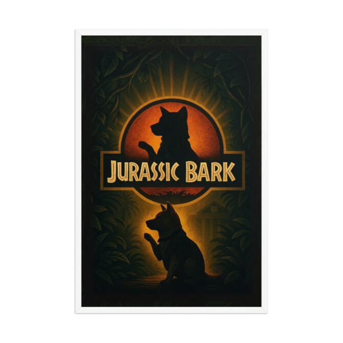Jurassic Bark – Custom Pet Portrait Poster in Classic Movie Style - Image 10