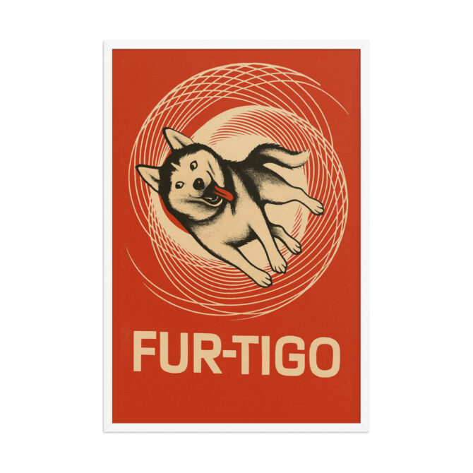 Fur-tigo – Custom Pet Portrait in Classic Vertigo Movie Poster Style - Image 10