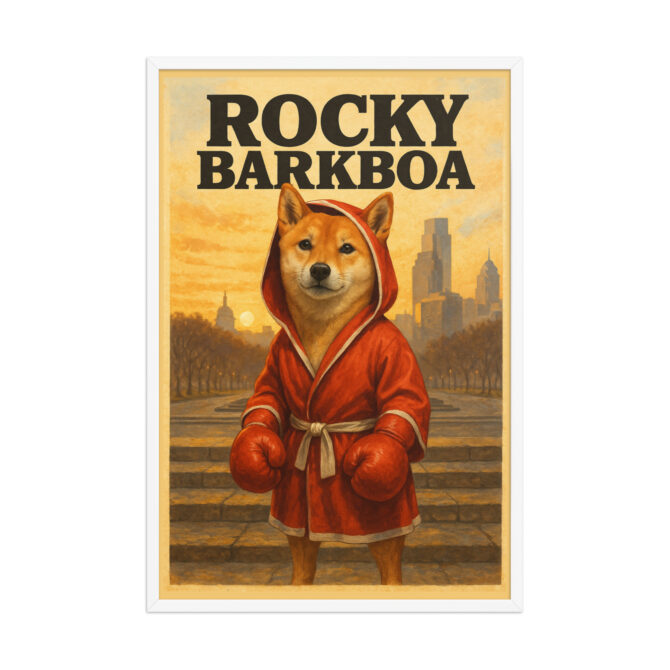 Custom Pet Poster – Rocky Barkboa | Personalized Movie-Inspired Wall Art - Image 10