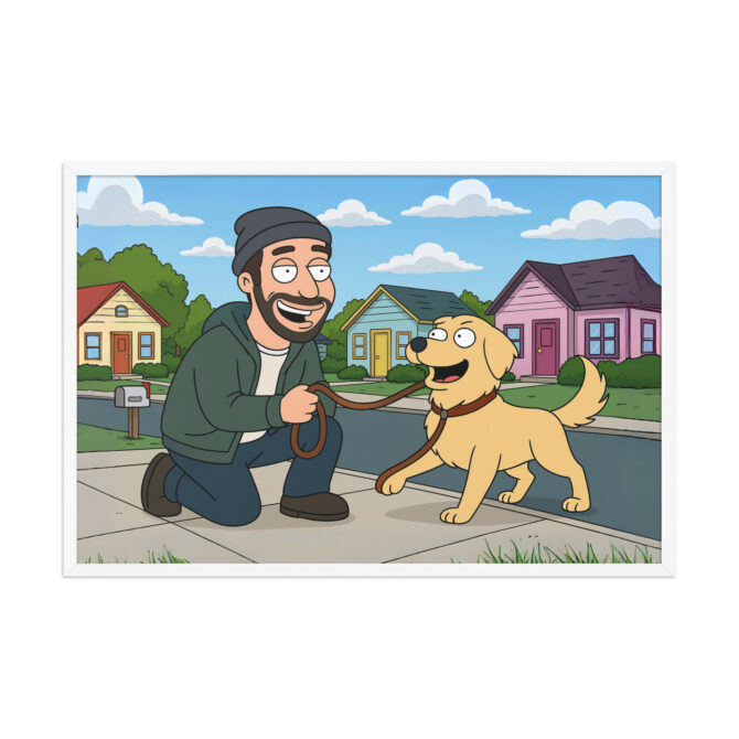 FAMILY GUY Custom Pet & Owner Poster – Griffin Street Scene - Image 10