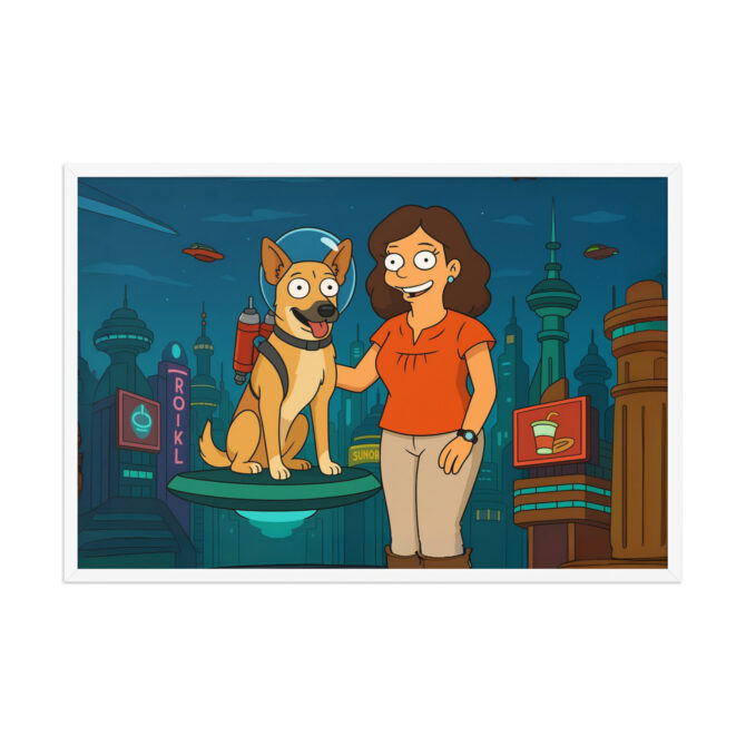 FUTURAMA – Custom Cartoon Pet & Owner Poster - Image 10