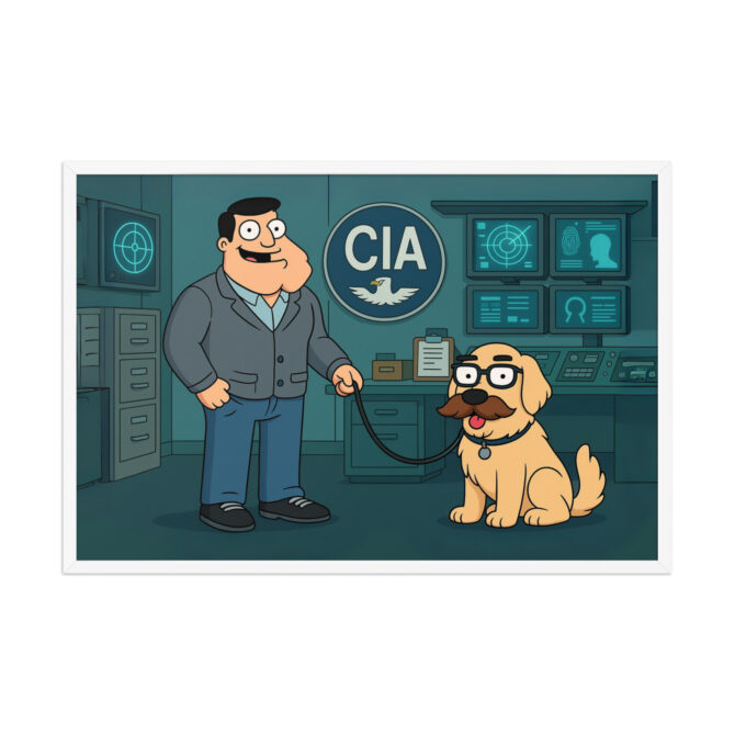 AMERICAN DAD Custom Pet Poster – CIA Office Cartoon Style - Image 10