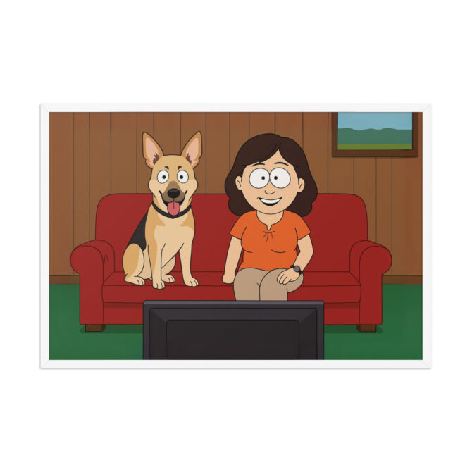 Custom South Park Living Room Pet & Owner Cartoon Poster - Image 10