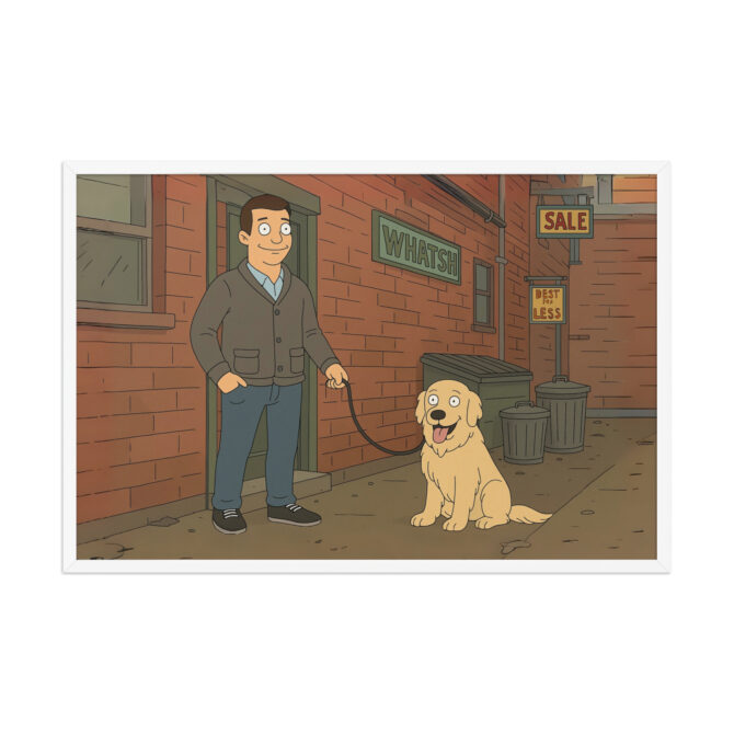 BOB'S BURGERS Custom Pet & Owner Poster – Alley Scene - Image 10