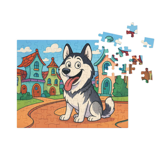 Pet in Toontown – Custom Cartoon Pet Puzzle with Your Own Pet Photo - Image 3