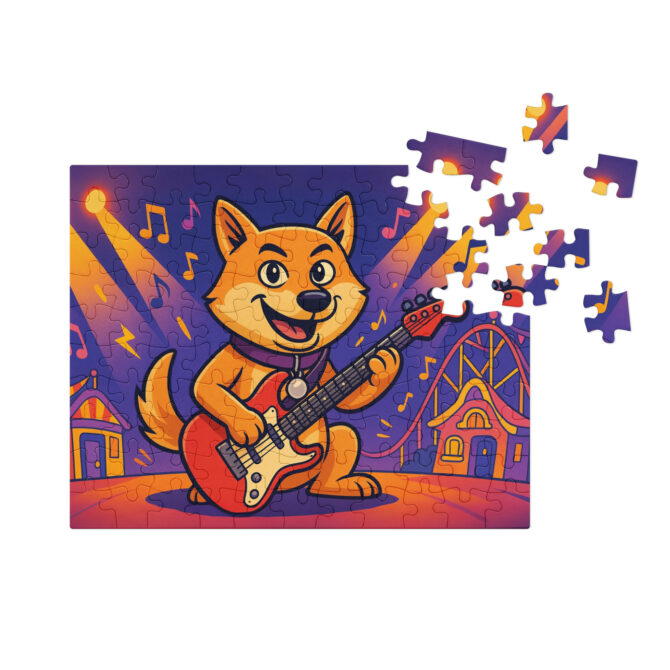Custom Pet Puzzle – Rock Band Design | Personalized Pet Jigsaw - Image 3