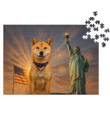 Custom Pet Puzzle – Statue of Liberty Spirit | Unique Patriotic Pet Artwork