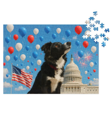 Freedom Sky Custom Pet Puzzle – Personalized Jigsaw Puzzle with Your Pet