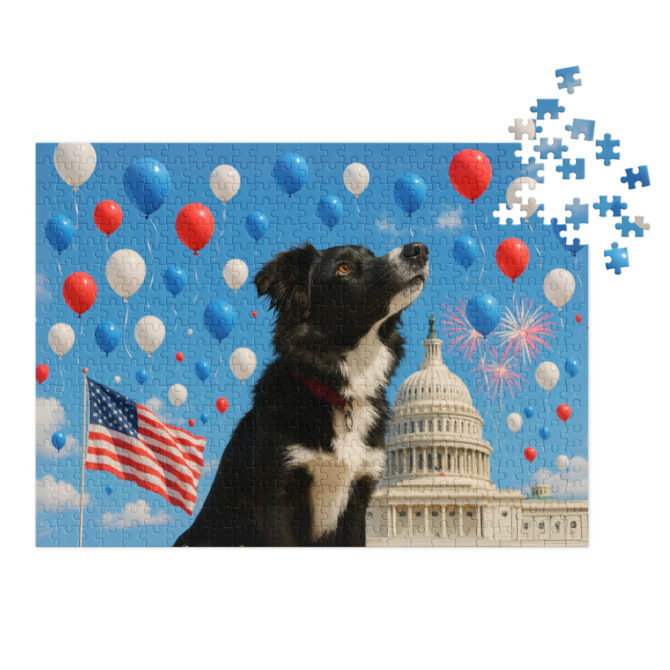 Freedom Sky Custom Pet Puzzle – Personalized Jigsaw Puzzle with Your Pet