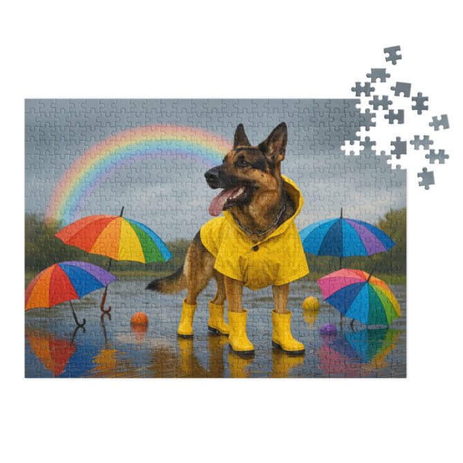 Rainy Day Fun Custom Pet Puzzle – Personalized Jigsaw with Your Pet
