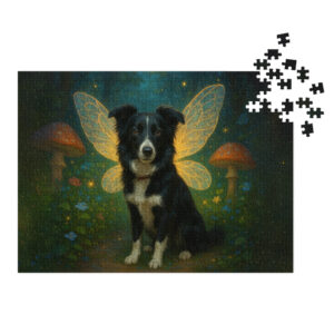 Custom Pet Puzzle – Fairy Garden Glow | Personalized Jigsaw Puzzle Gift