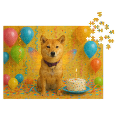 Custom Pet Puzzle – Pet’s Birthday Party Design | Personalized Jigsaw