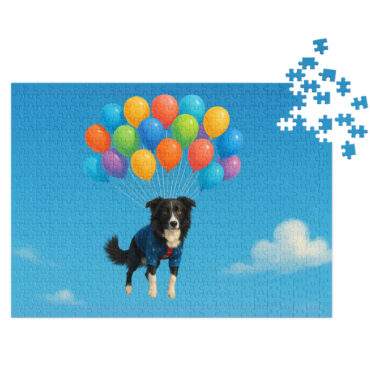 Balloon Ride Adventure – Custom Pet Puzzle with Your Pet’s Photo