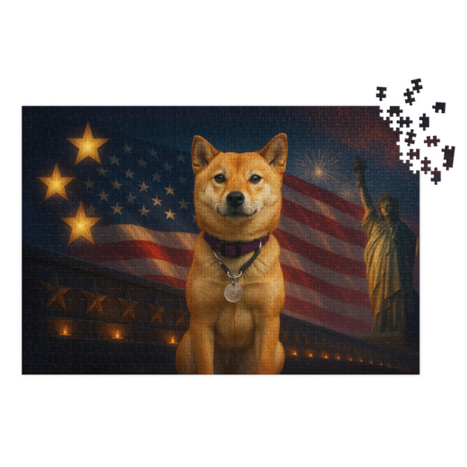 Custom Pet Puzzle – American Hero Tribute | Personalized Patriotic Pet Jigsaw - Image 2