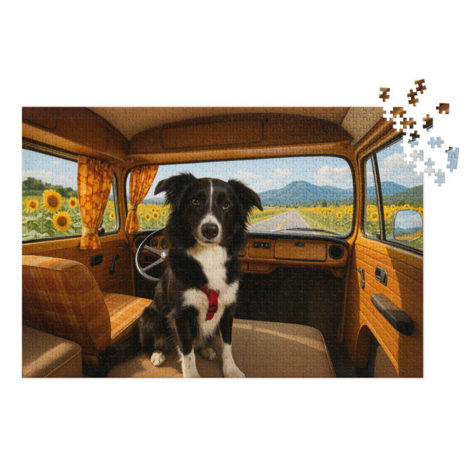 Custom Pet Puzzle – Road Trip Explorer | Personalized Jigsaw Gift - Image 2