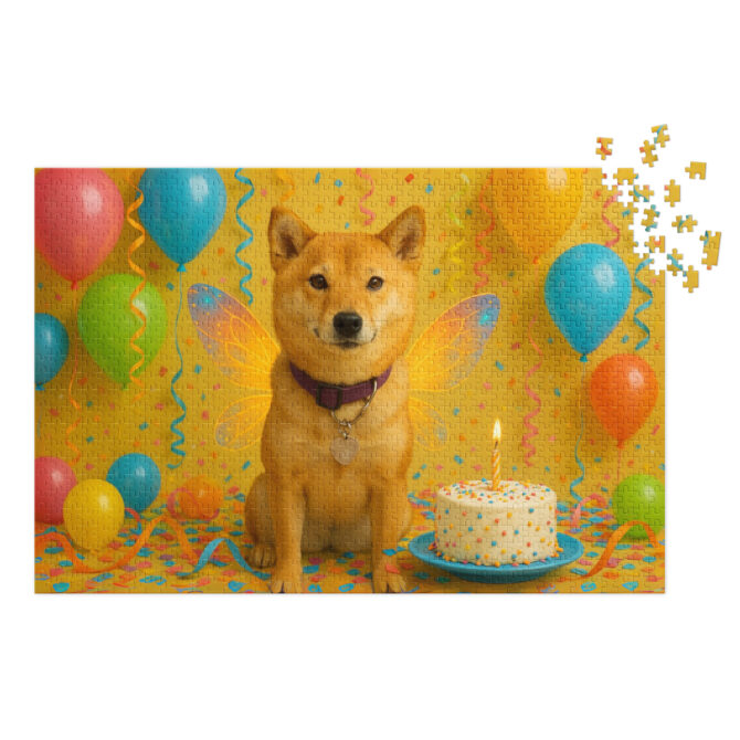 Custom Pet Puzzle – Pet’s Birthday Party Design | Personalized Jigsaw - Image 2