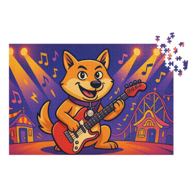 Custom Pet Puzzle – Rock Band Design | Personalized Pet Jigsaw - Image 2