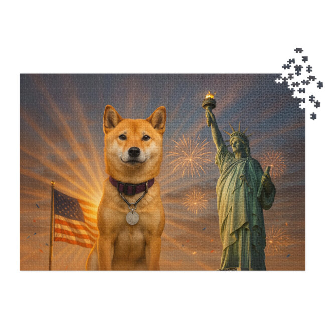 Custom Pet Puzzle – Statue of Liberty Spirit | Unique Patriotic Pet Artwork - Image 4