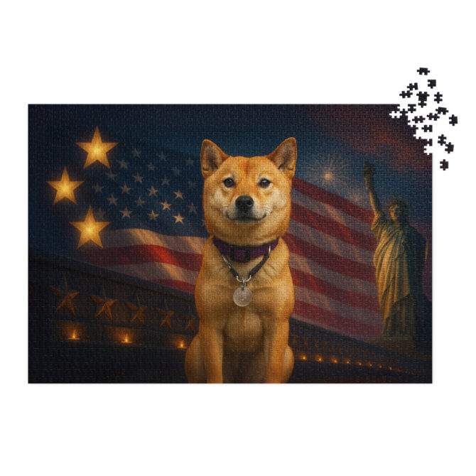 Custom Pet Puzzle – American Hero Tribute | Personalized Patriotic Pet Jigsaw - Image 4