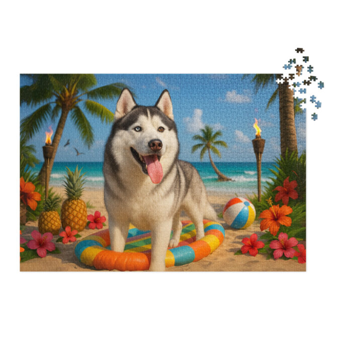 Island Adventure Custom Pet Puzzle – Personalized Pet Jigsaw Gift - Image 4