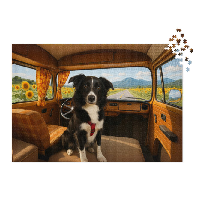 Custom Pet Puzzle – Road Trip Explorer | Personalized Jigsaw Gift - Image 4