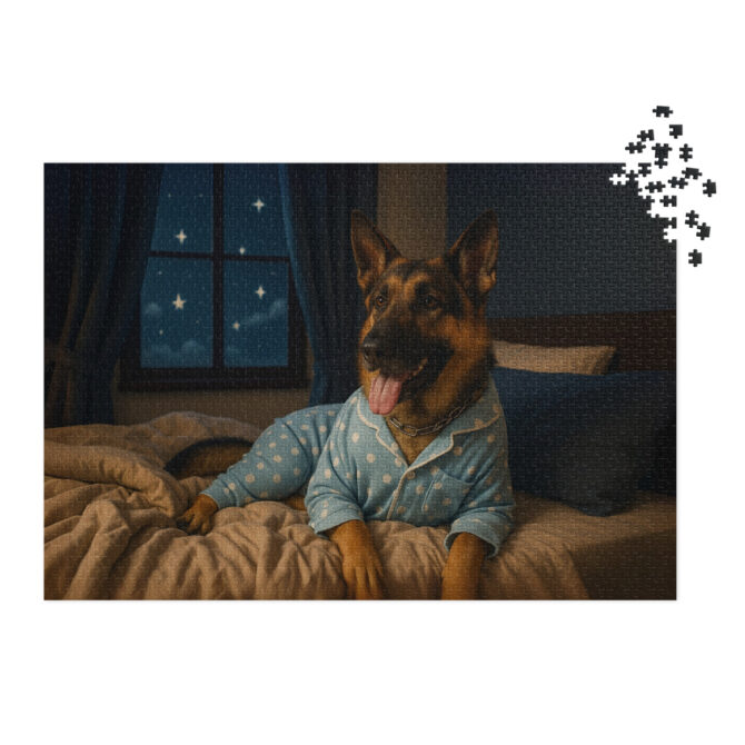 Custom Pet Puzzle – Pet in Pajamas | Personalized Jigsaw Gift - Image 4