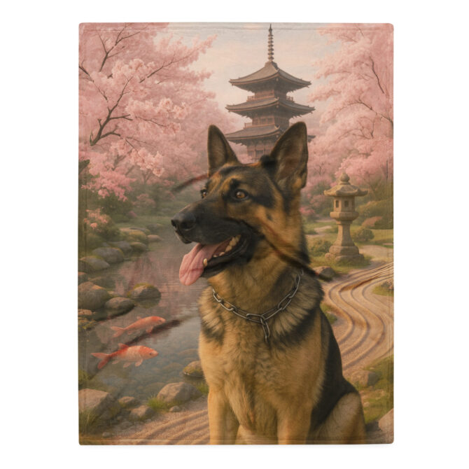 Zen Garden Peace – Custom Pet Blanket | Personalized Cozy Throw - Image 3
