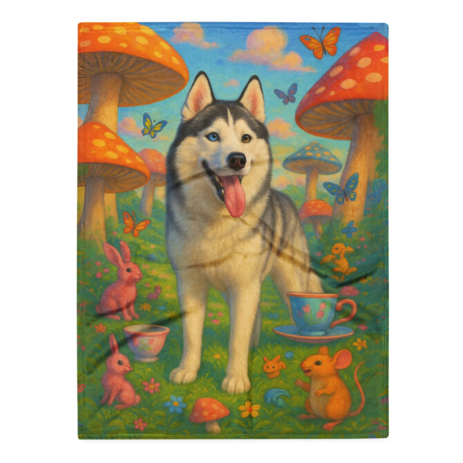 Pet in Wonderland – Custom Pet Blanket | Personalized Throw - Image 3