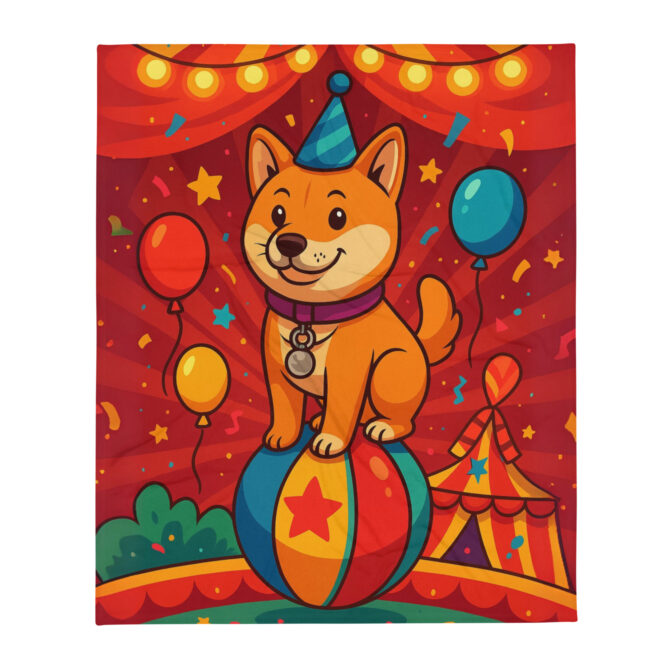 Circus Star Pet Blanket – Custom Pet Throw for Cozy Home Décor & Gifts
